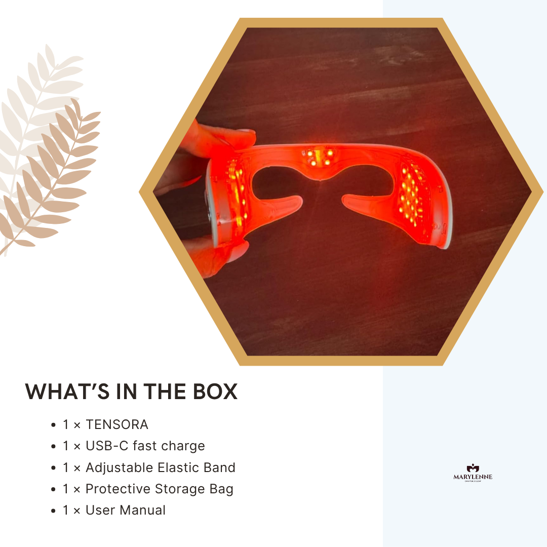 TENSORA | Red Light Eye Mask for Puffiness & Wrinkles
