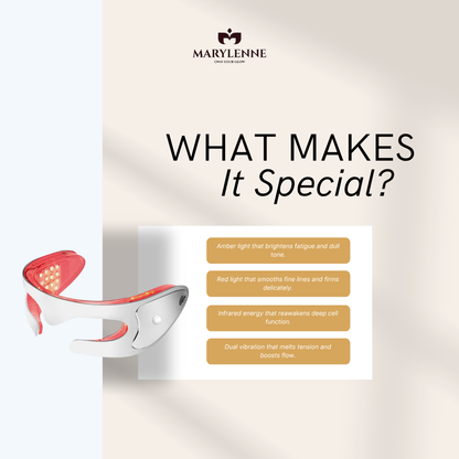 TENSORA | Red Light Eye Mask for Puffiness & Wrinkles