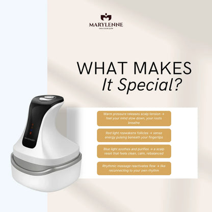 NOVAE | LED Scalp & Body Massager for Relaxation & Hair Growth